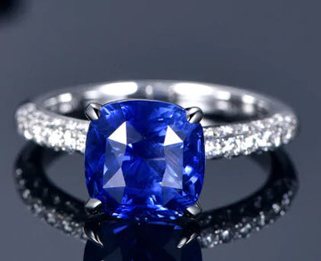 Embellished Sapphire Luxury Ring for Elegant Statements - Minimalist Engagement Rings with a Touch of Royalty smart-purchase