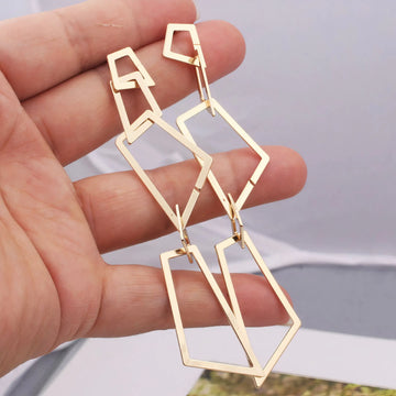 Acrylic Hoop Earrings: Aria Earrings for Enchanting Elegance
