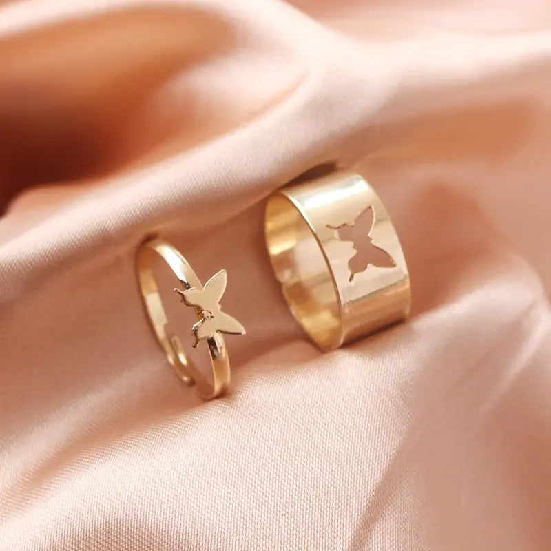 Butterfly Rings for Whimsical Elegance – Embrace Your Inner Free Spirit with Gold Ring Hearts smart-purchase