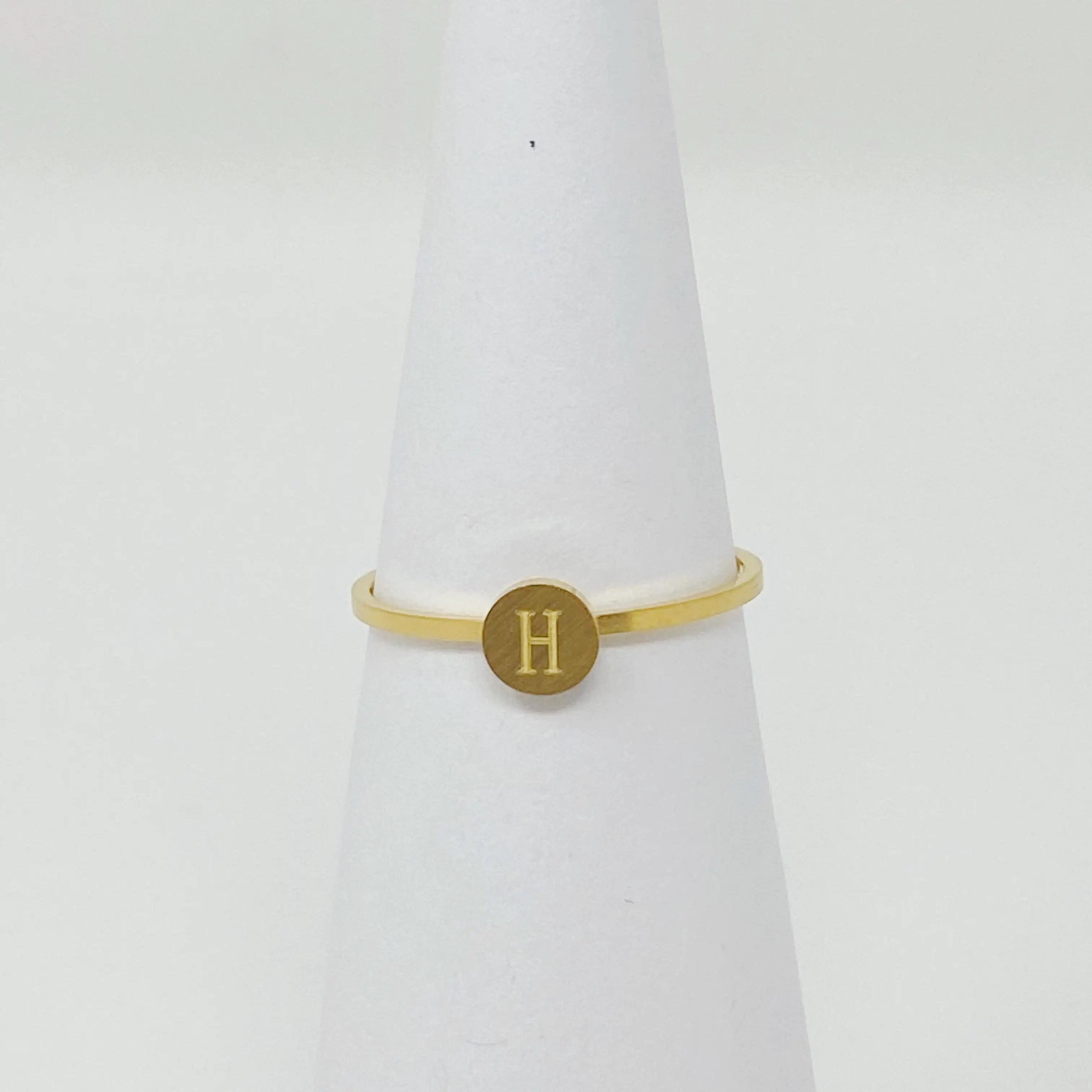 Personalized Gold Rings – Tiny Initial Ring for a Personal Touch smart-purchase