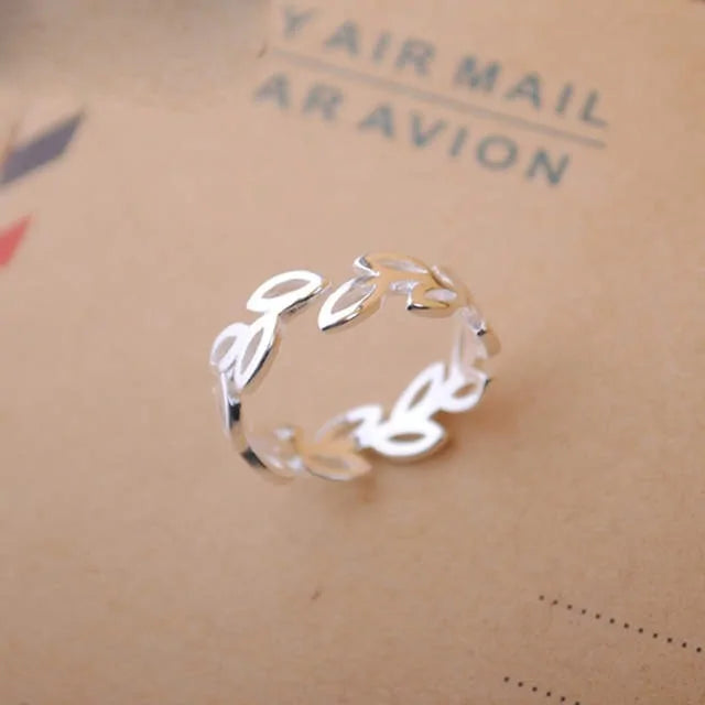 Sterling Silver Leaf Rings for Nature-Inspired Elegance – Unique Gold and Silver Leaf Rings