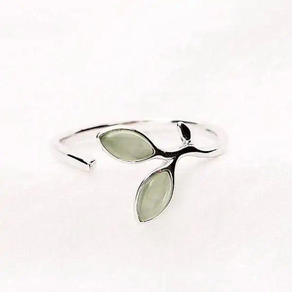 Sterling Silver Green Opal Ring for Timeless Elegance – Opal and Silver Ring for Every Occasion