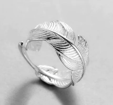 Gold Angel Feather Ring – A Celestial Touch of Elegance with Precious Stone Rings smart-purchase