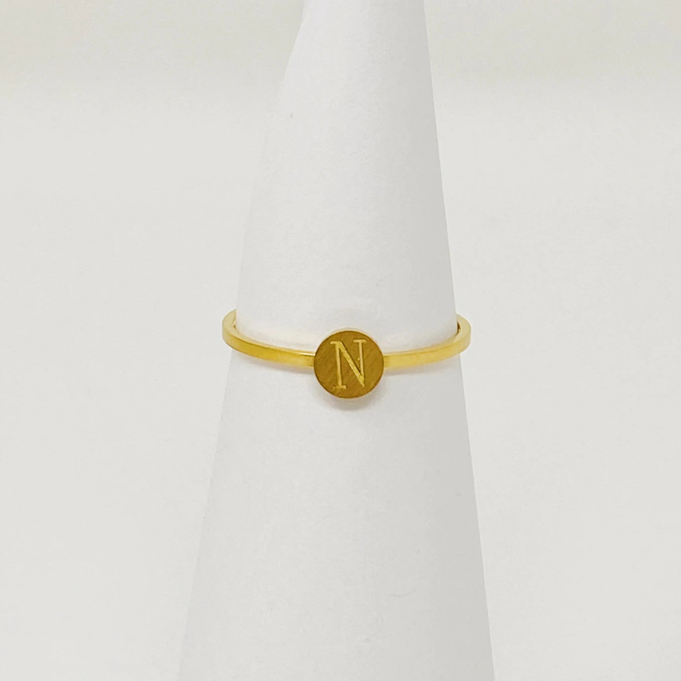 Personalized Gold Rings – Tiny Initial Ring for a Personal Touch smart-purchase