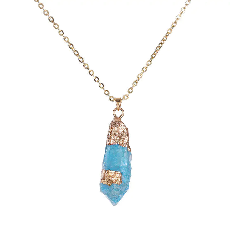 Handmade Pendant Necklace - Victorian Antique Oval Rock Crystal Pendant smart-purchase