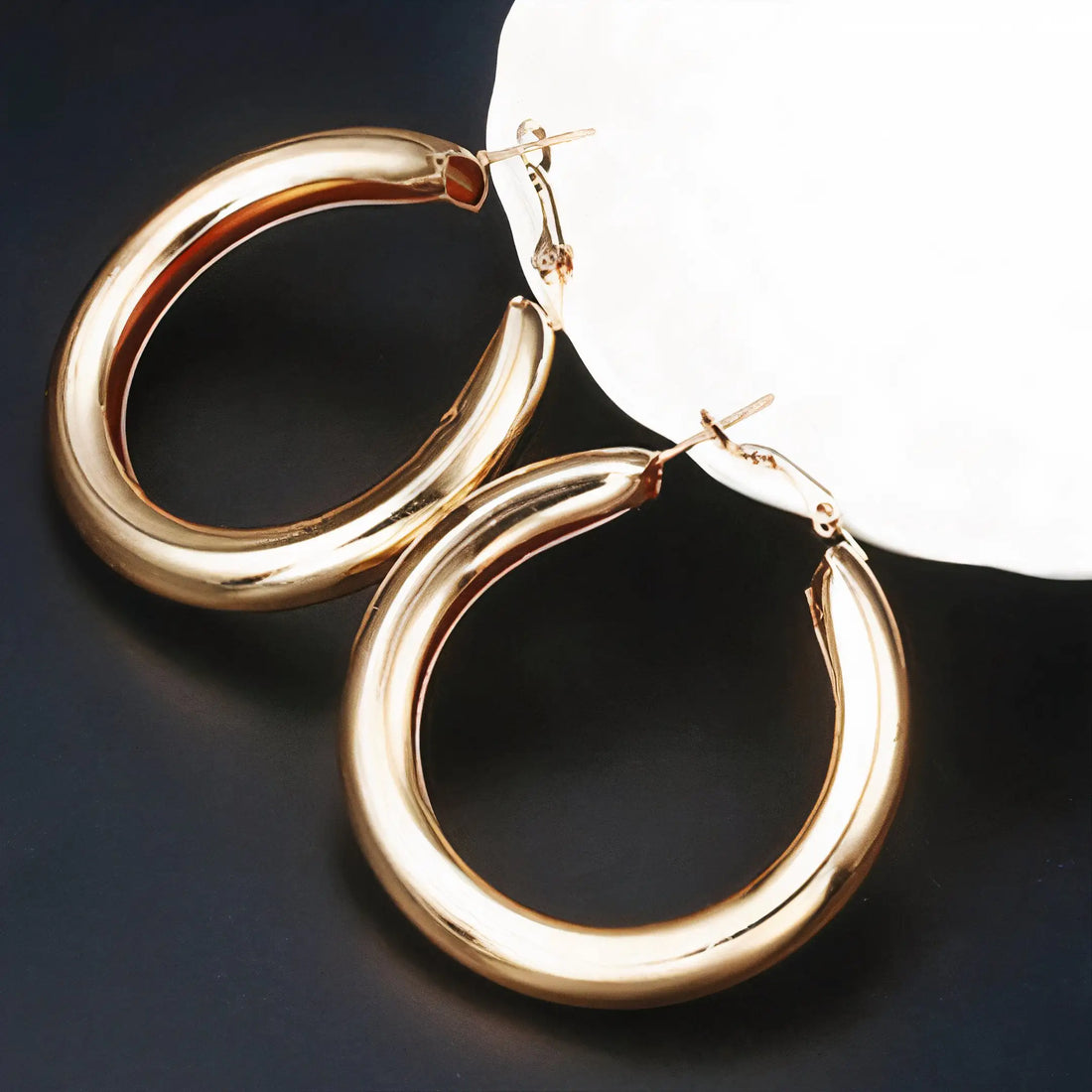 Zales Gold Earrings Hoops: Aura Earrings for Ethereal Elegance