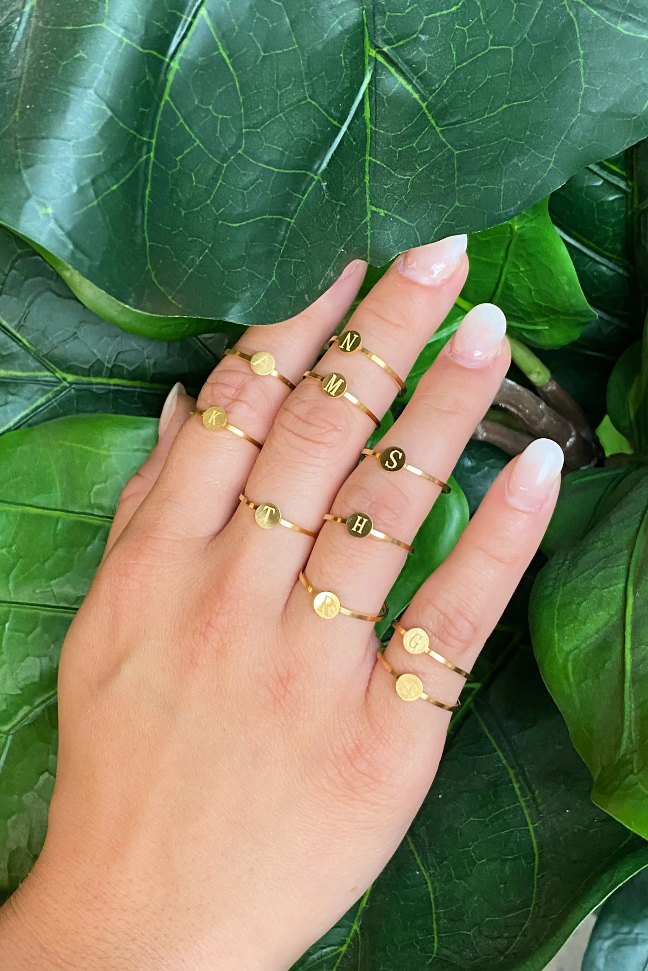 Personalized Gold Rings – Tiny Initial Ring for a Personal Touch smart-purchase