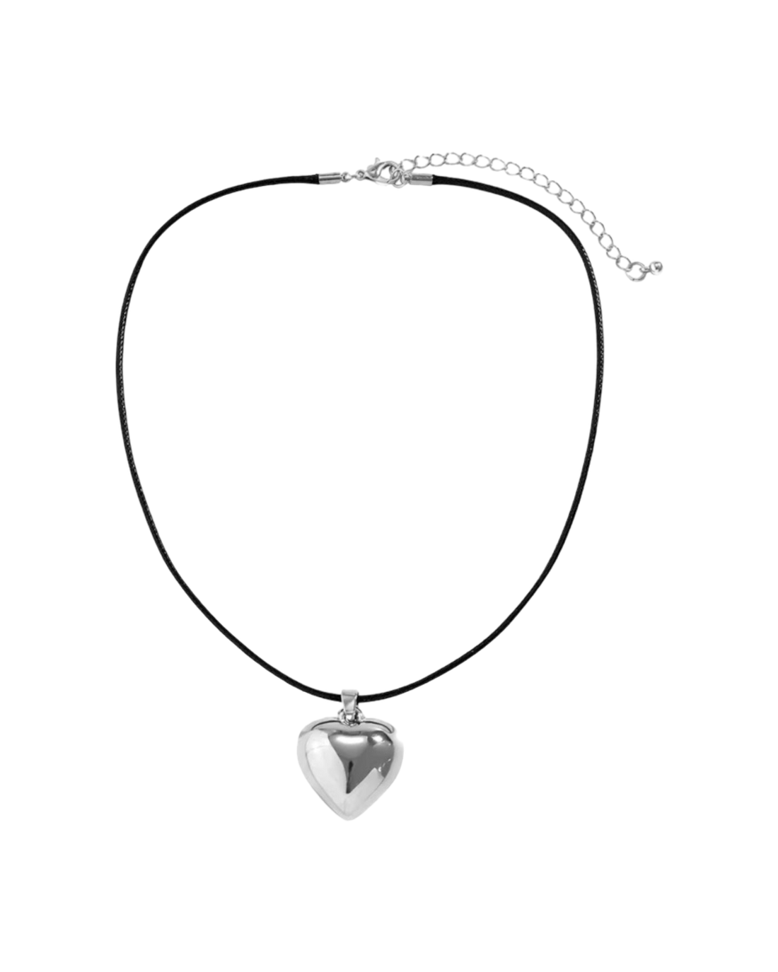 Heart Opal Pendant Necklace: Unique Style with Chrome Hearts Design