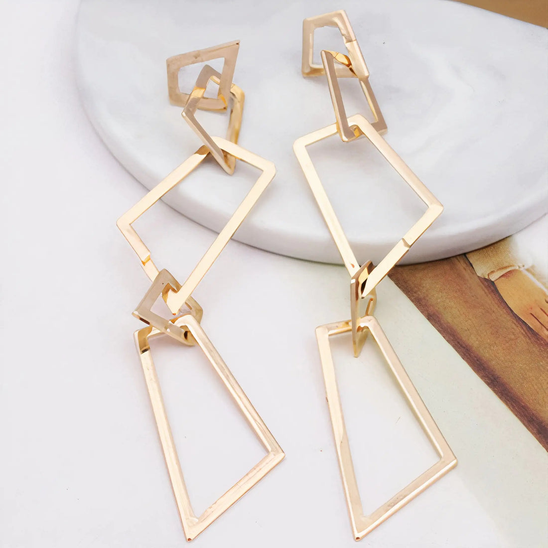 Acrylic Hoop Earrings: Aria Earrings for Enchanting Elegance