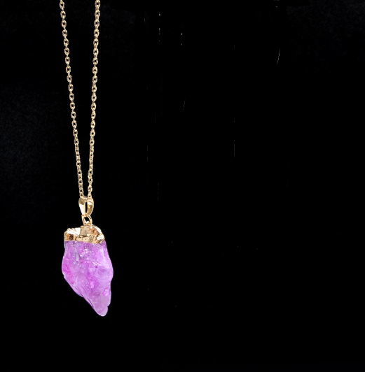 Handmade Pendant Necklace - Victorian Antique Oval Rock Crystal Pendant smart-purchase