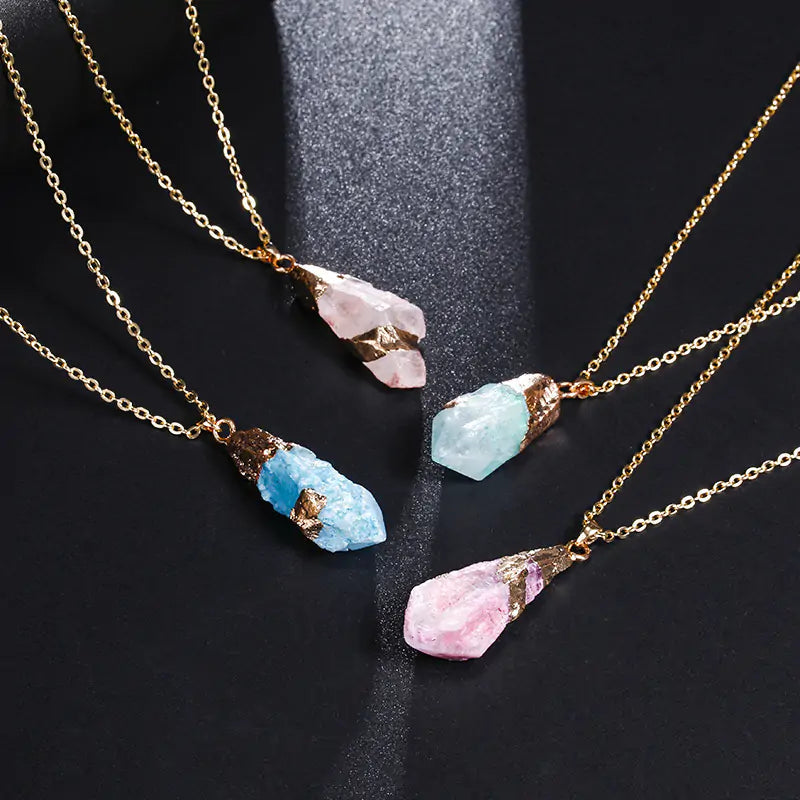 Handmade Pendant Necklace - Victorian Antique Oval Rock Crystal Pendant smart-purchase
