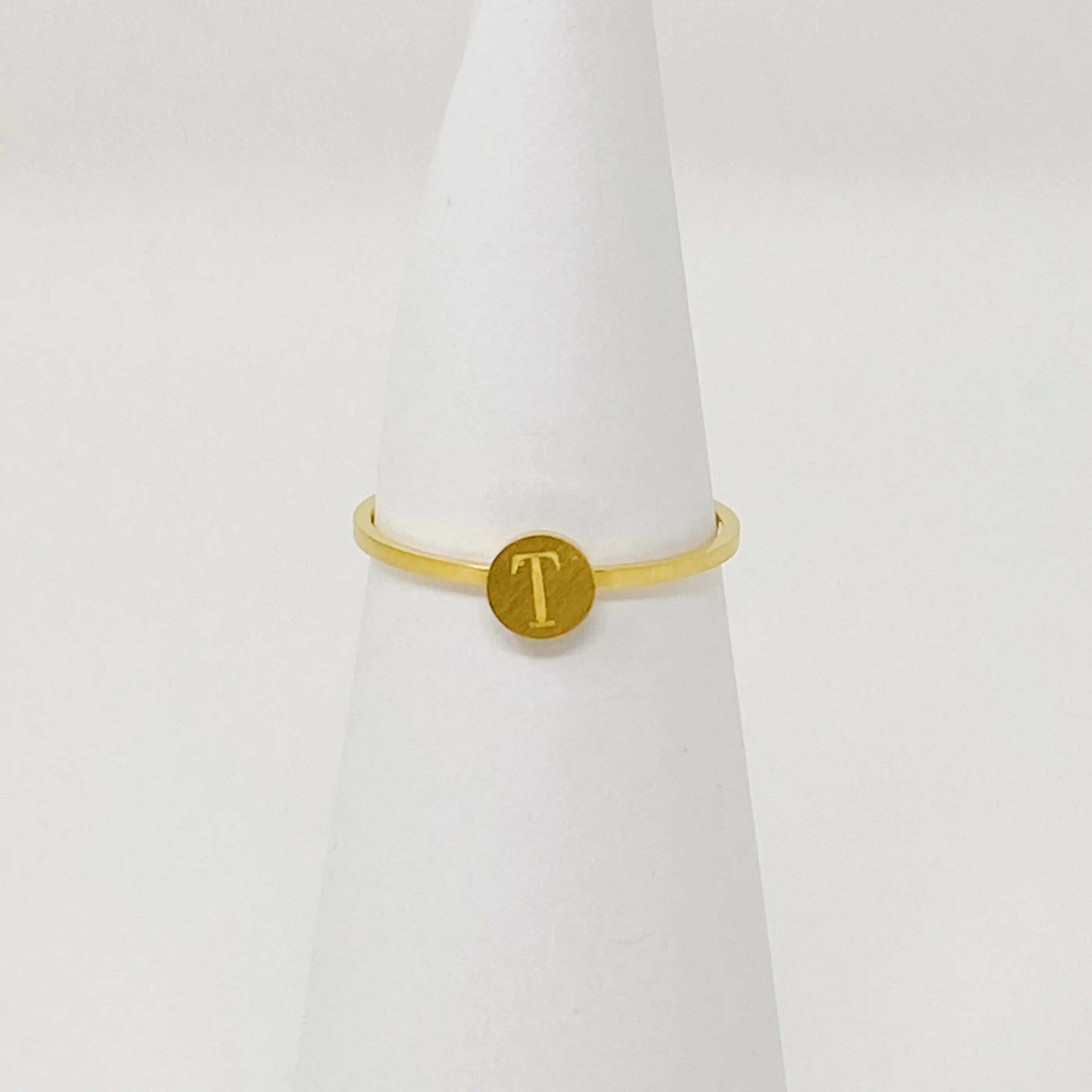 Personalized Gold Rings – Tiny Initial Ring for a Personal Touch smart-purchase