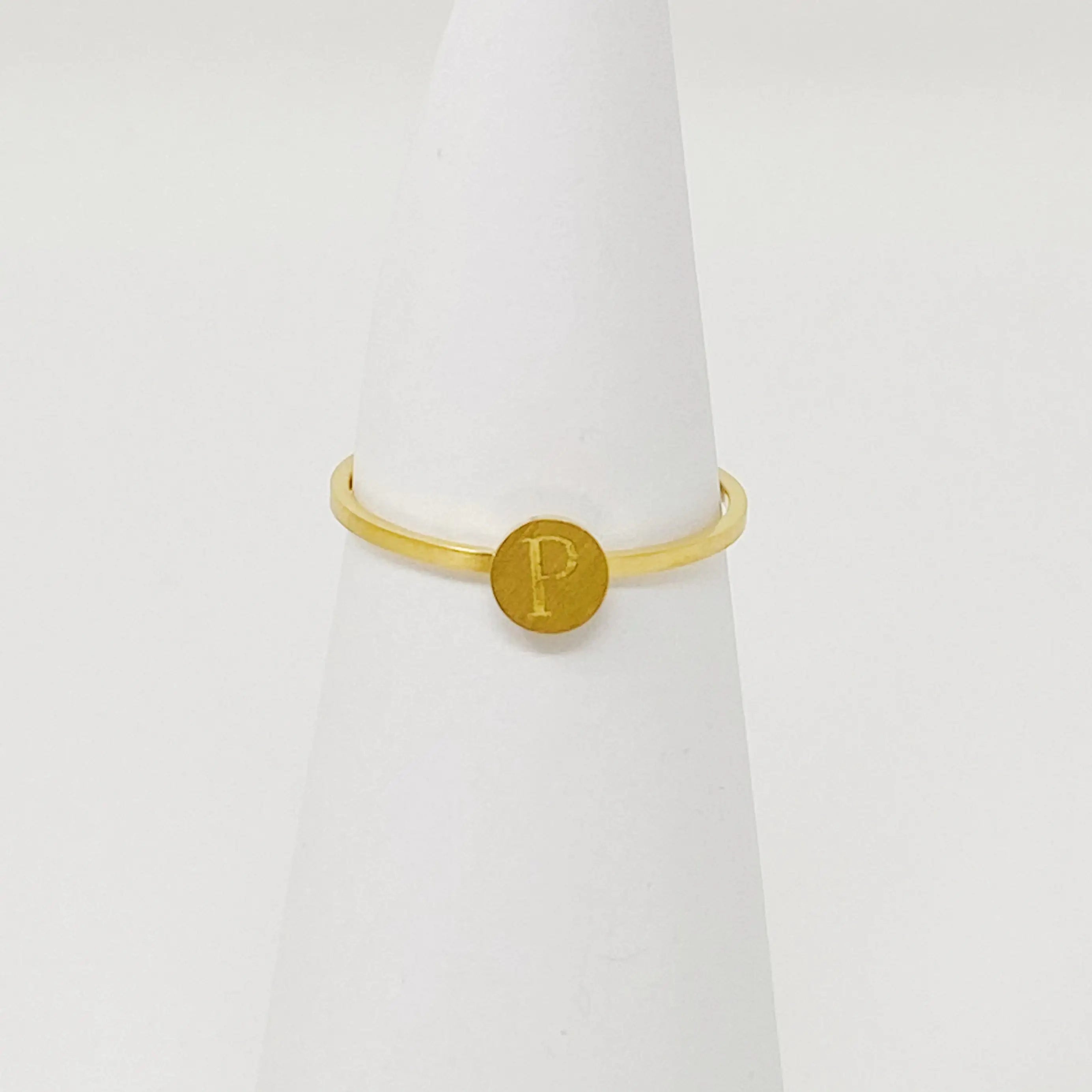Personalized Gold Rings – Tiny Initial Ring for a Personal Touch smart-purchase