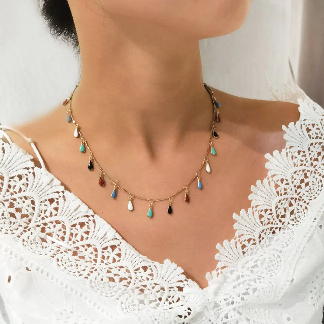 KC Necklace: Diamond Chain Pendant with Gold Cubic Zirconia Pendant for Chic Style