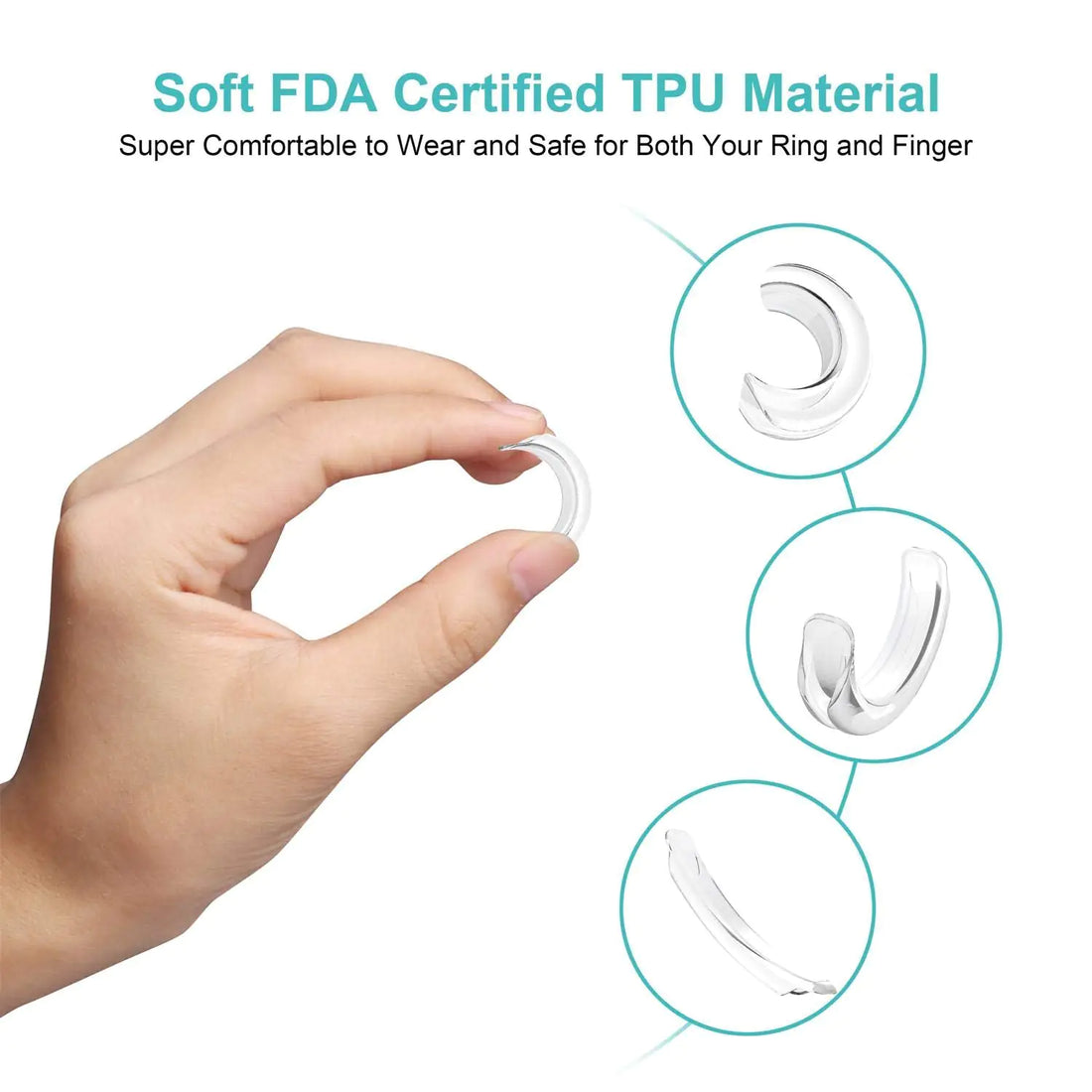 Invisible Ring Size Adjuster: Perfect Fit for Loose Sterling Silver Rings and More