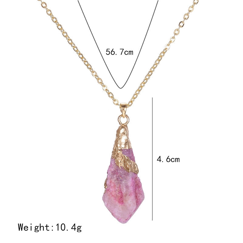 Handmade Pendant Necklace - Victorian Antique Oval Rock Crystal Pendant smart-purchase