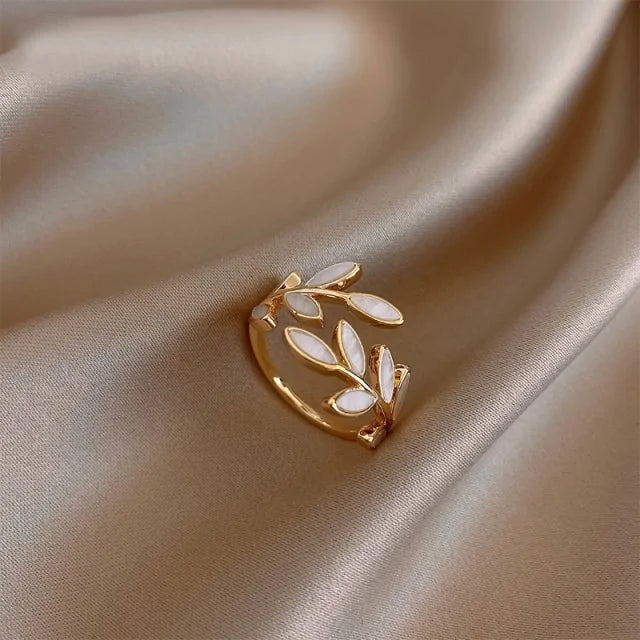 Leaf Design Ring – Leaf Branch Shape Open Ring for Nature-Inspired Elegance smart-purchase