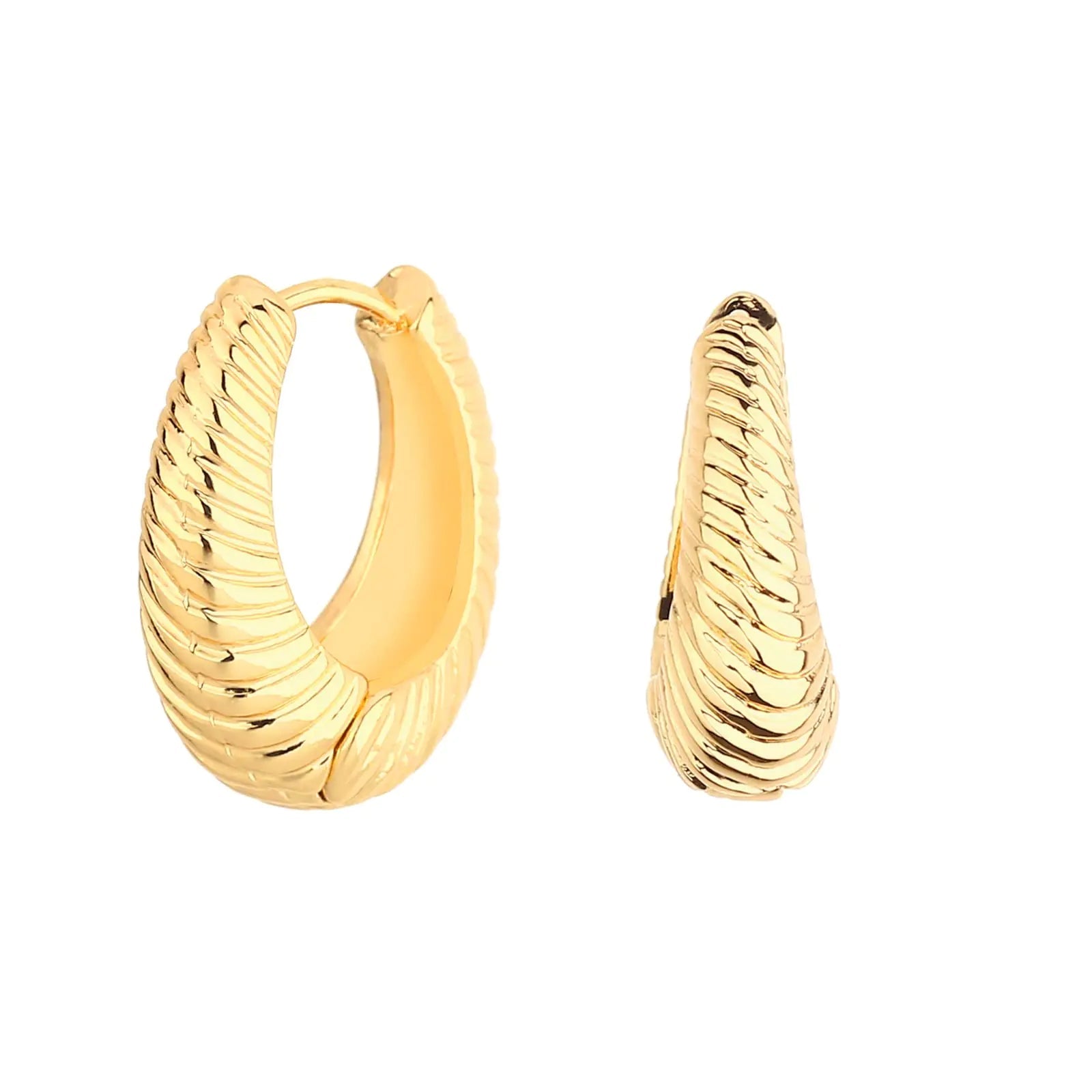 Wgoud 14K Gold Chunky Hoop Earrings Set – Mini Hoop Earrings for Versatile Styling smart-purchase