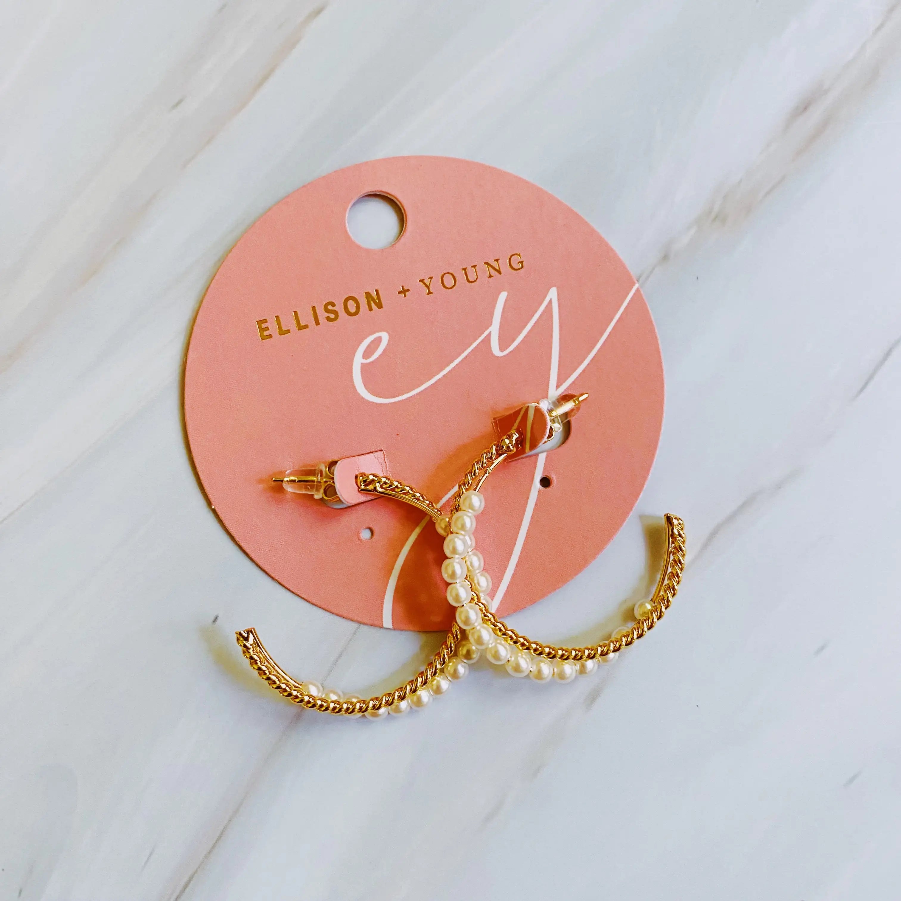 Pearl and Gold Blended Hoop Earring – Vintage Pearl Earrings for Effortless Elegance smart-purchase