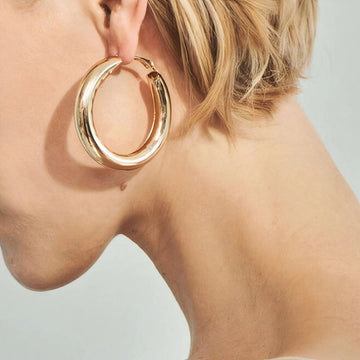 Zales Gold Earrings Hoops: Aura Earrings for Ethereal Elegance