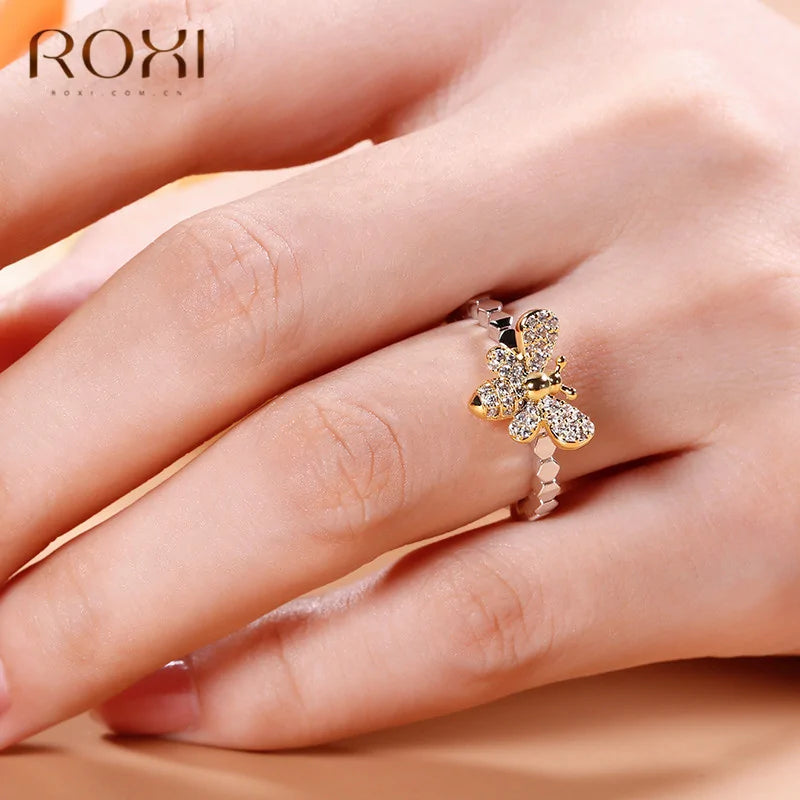 Unique Gold Rings – Honeycomb Ring with Accented Bee for Nature-Inspired Fashion smart-purchase
