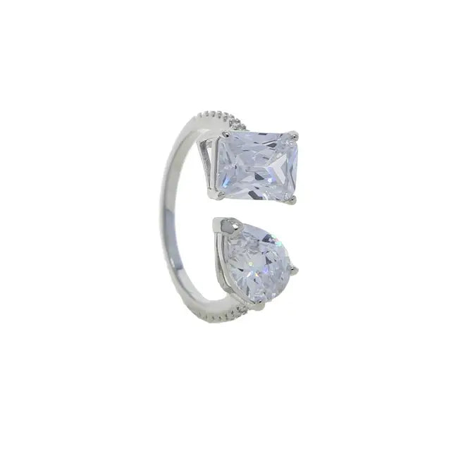 Cubic Zirconia Wedding Ring for Affordable Elegance - Silver Promise Rings for Lasting Love smart-purchase