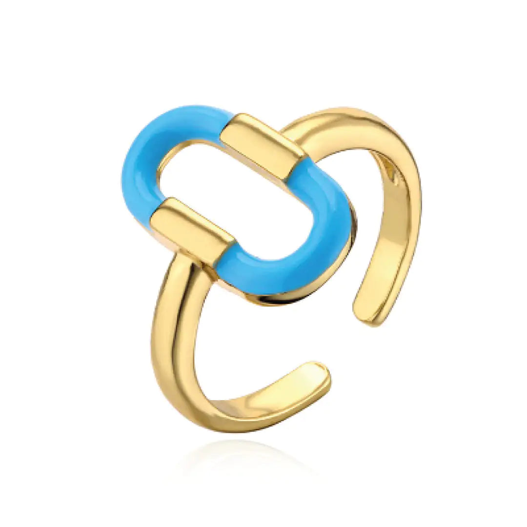 Gold Infinity Ring – Joelle Adjustable Ring: Versatile & Chic Design