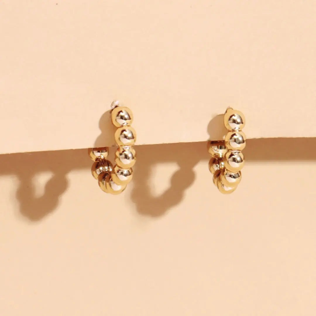 Gianna Earrings – Elegant 18 Karat Gold Hoop Earrings for Any Occasion smart-purchase