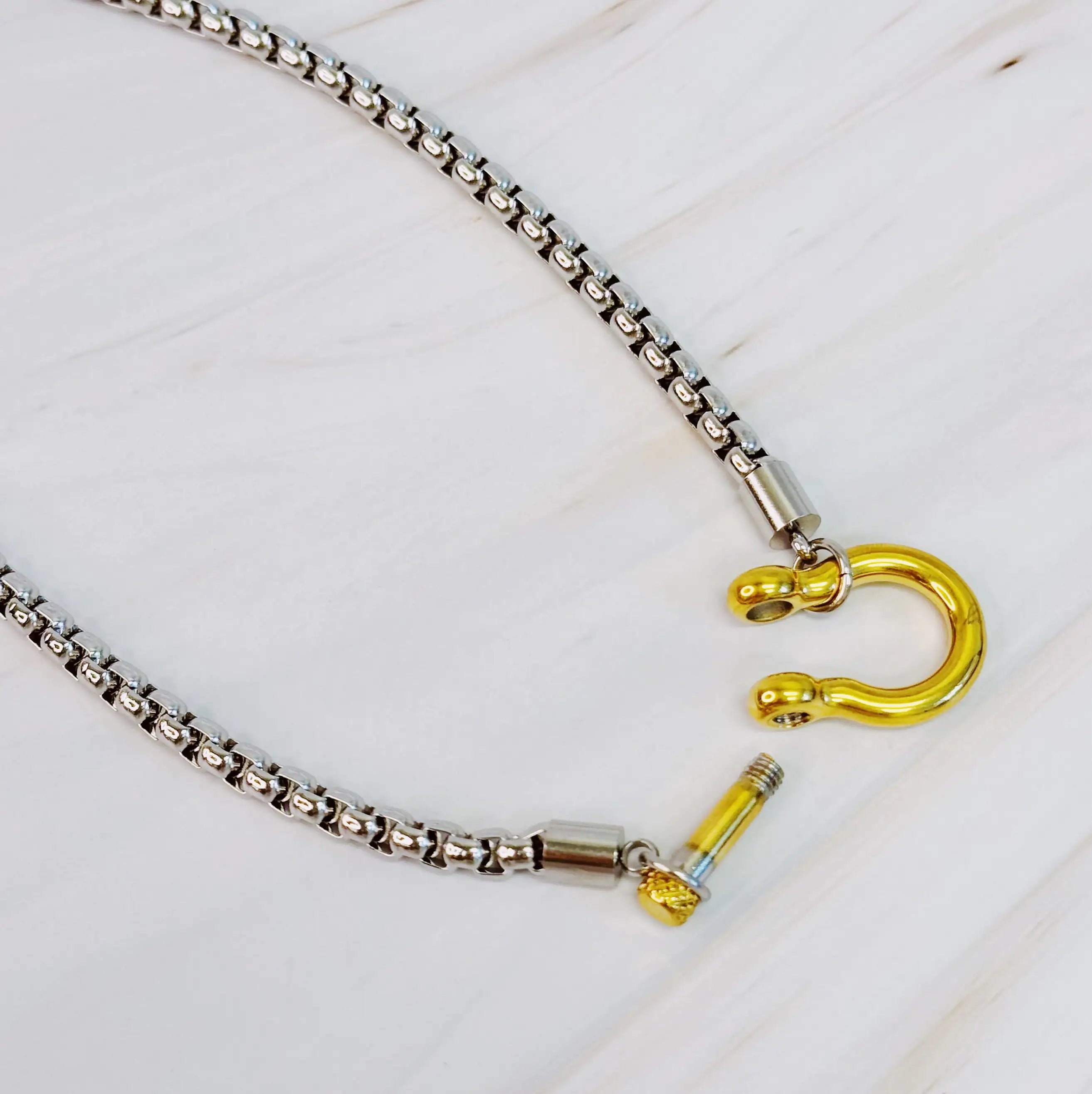 Luxe Pendant Box Chain Necklace for Sophisticated Style smart-purchase