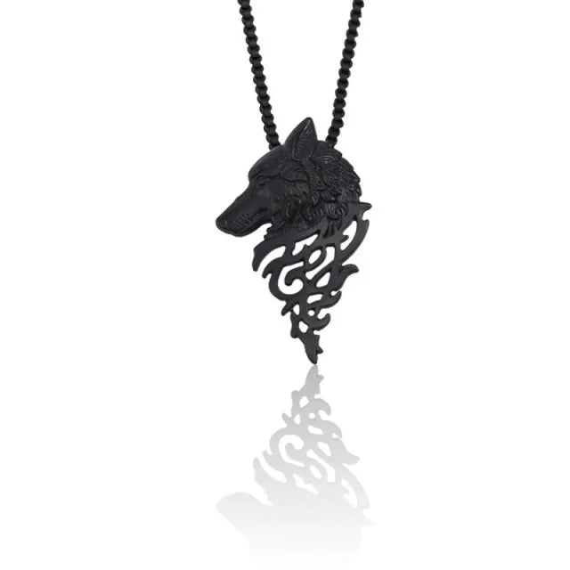 Wolf Head Pendant Necklace: Silver Locket Necklace Vintage Style for Fierce Elegance smart-purchase