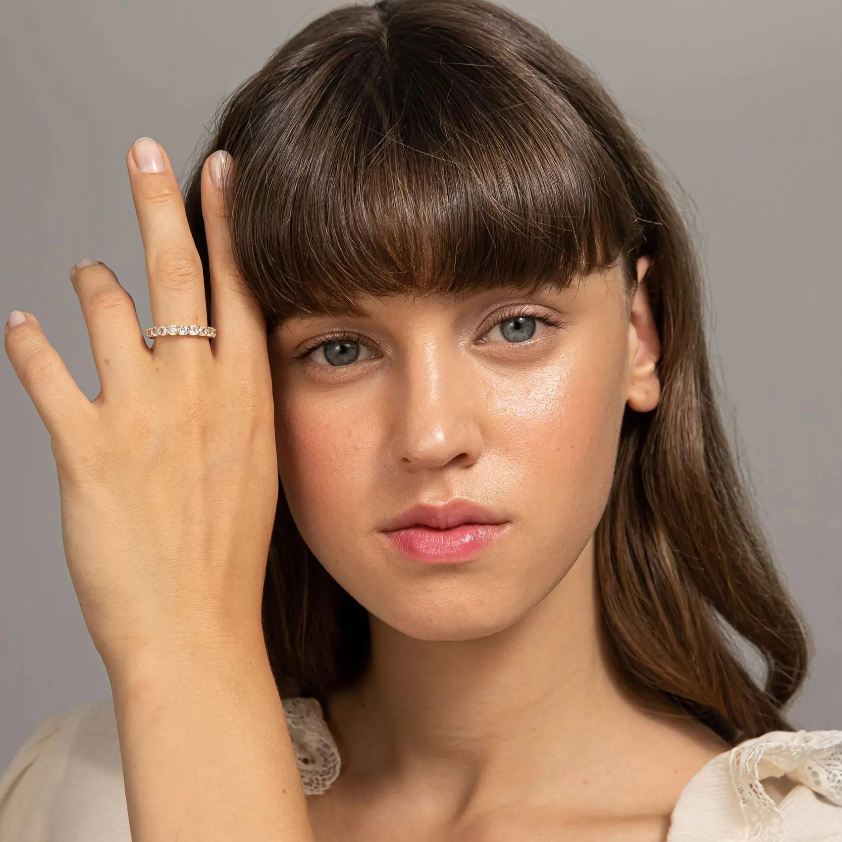 14K Gold Ring for Women – Stackable Cubic Zirconia Love Rings smart-purchase