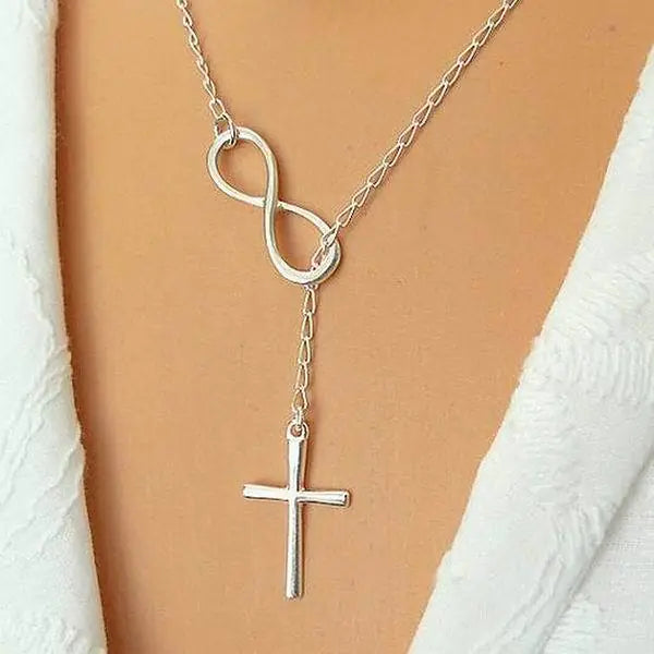 Infinite Faith Pendant - Real Gold Cross Pendant for Timeless Spiritual Elegance smart-purchase