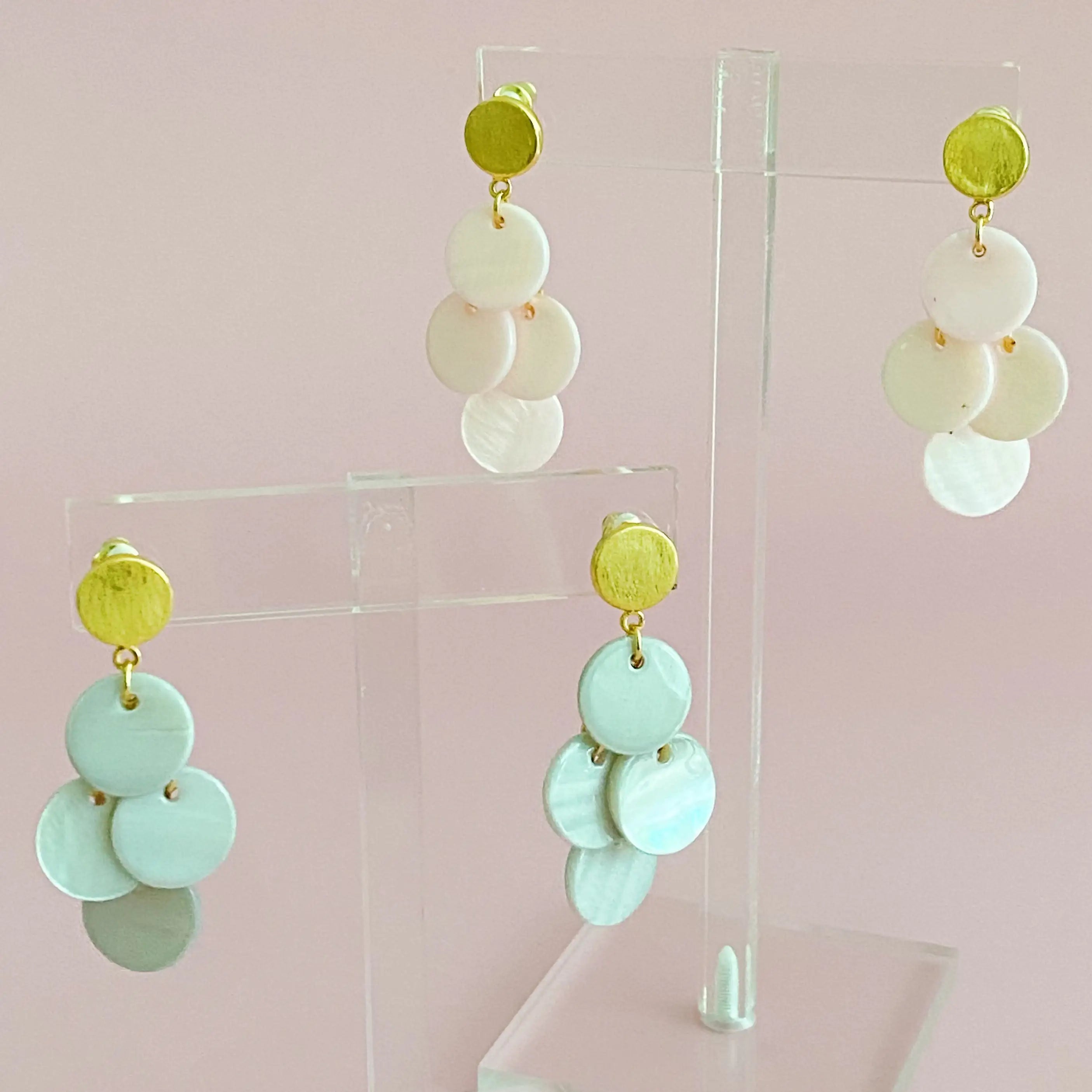 Shell Disc Chandelier Earring – Acrylic Earrings DIY for Beachy Vibes smart-purchase