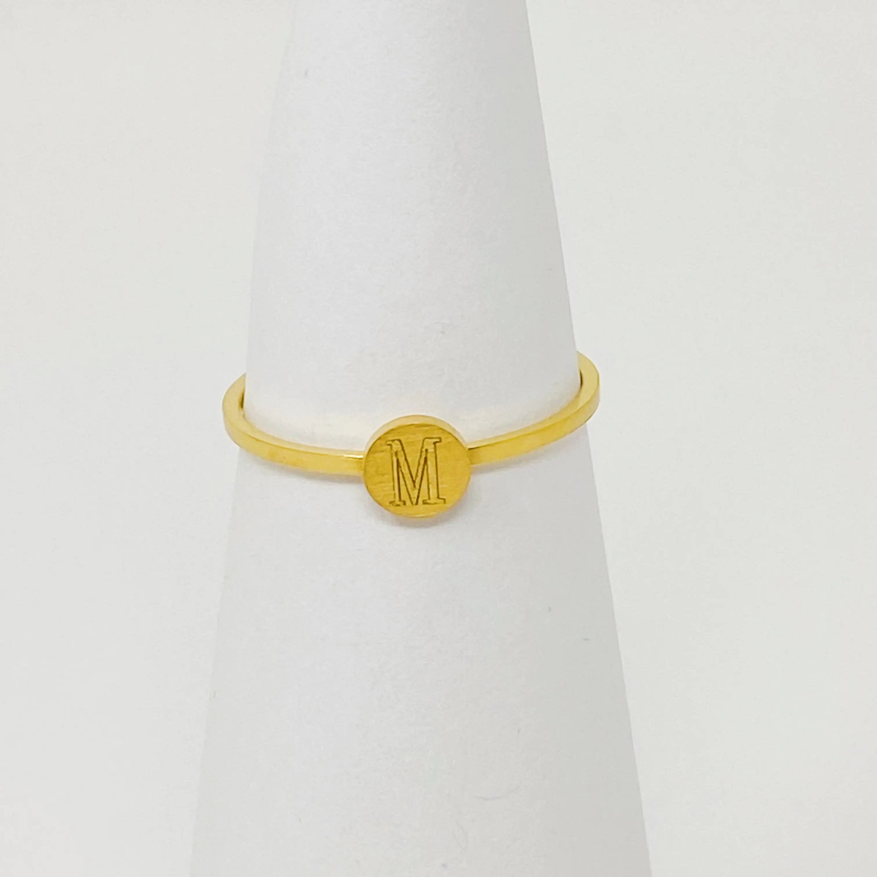 Personalized Gold Rings – Tiny Initial Ring for a Personal Touch smart-purchase