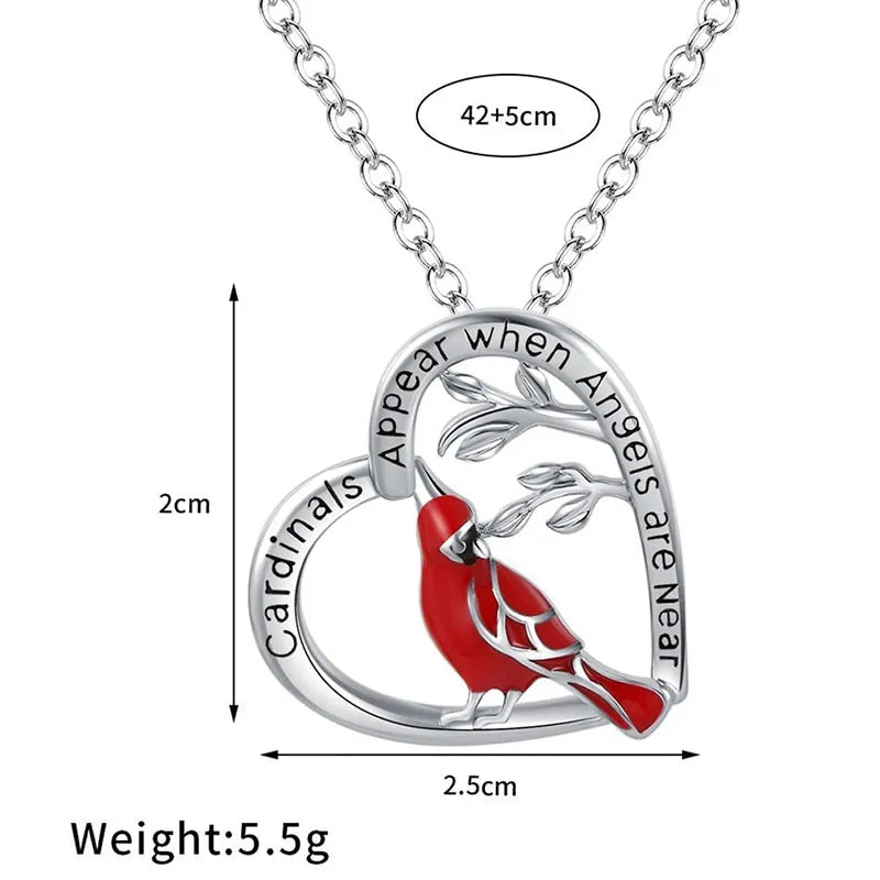 Parrot Heart Pendant Necklace: 14k Gold Necklace with Heart Pendant smart-purchase