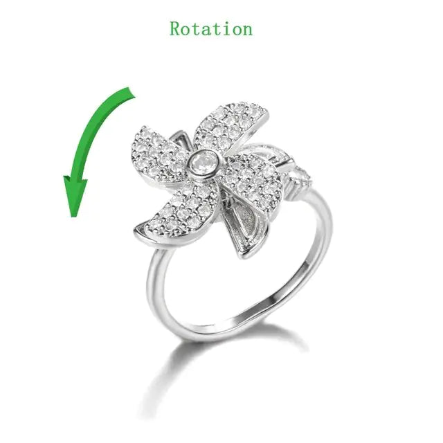 Crystal Sunflower Rings for Women - Affordable Gold Rings with Floral Elegance smart-purchase