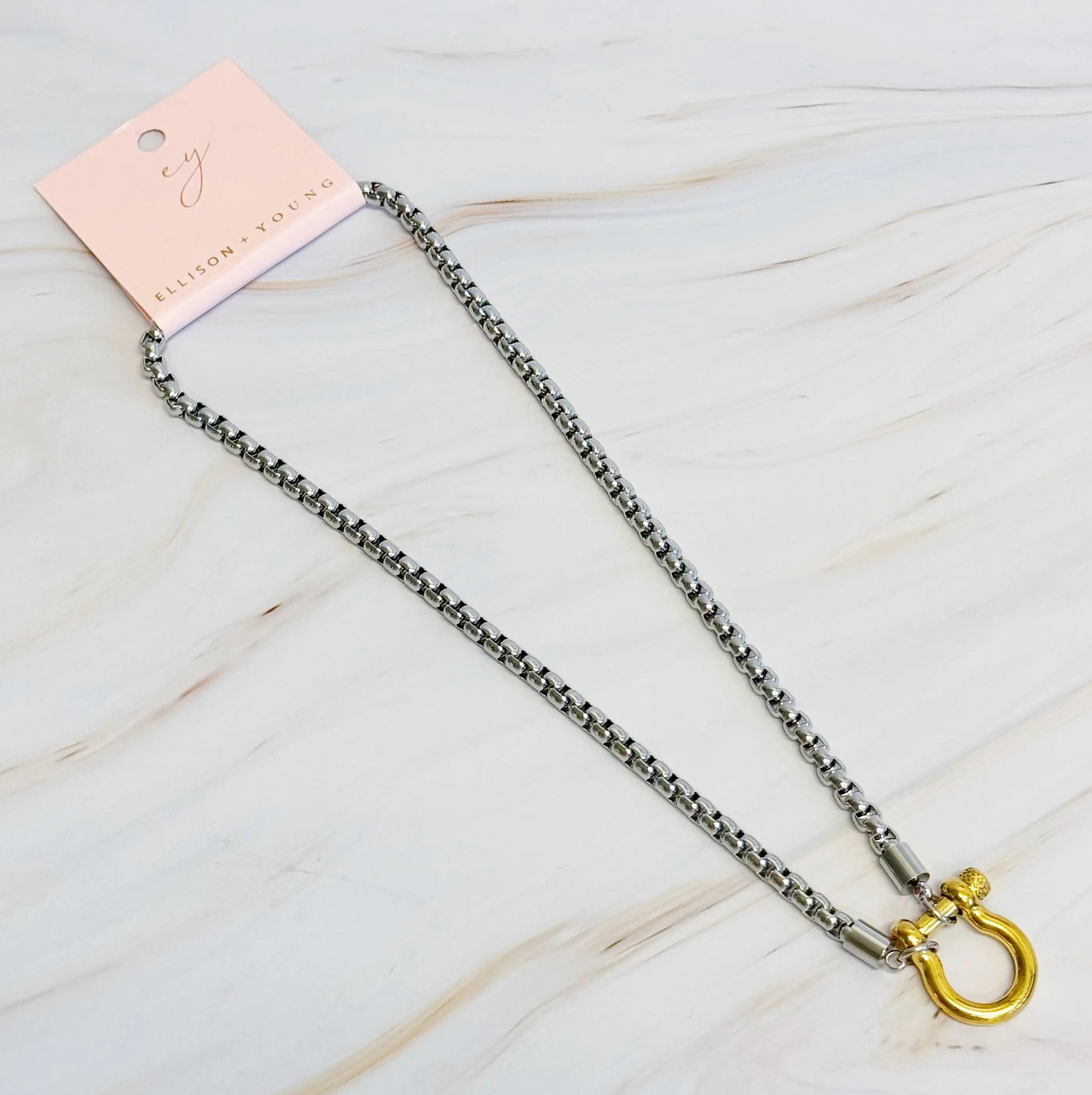 Luxe Pendant Box Chain Necklace for Sophisticated Style smart-purchase