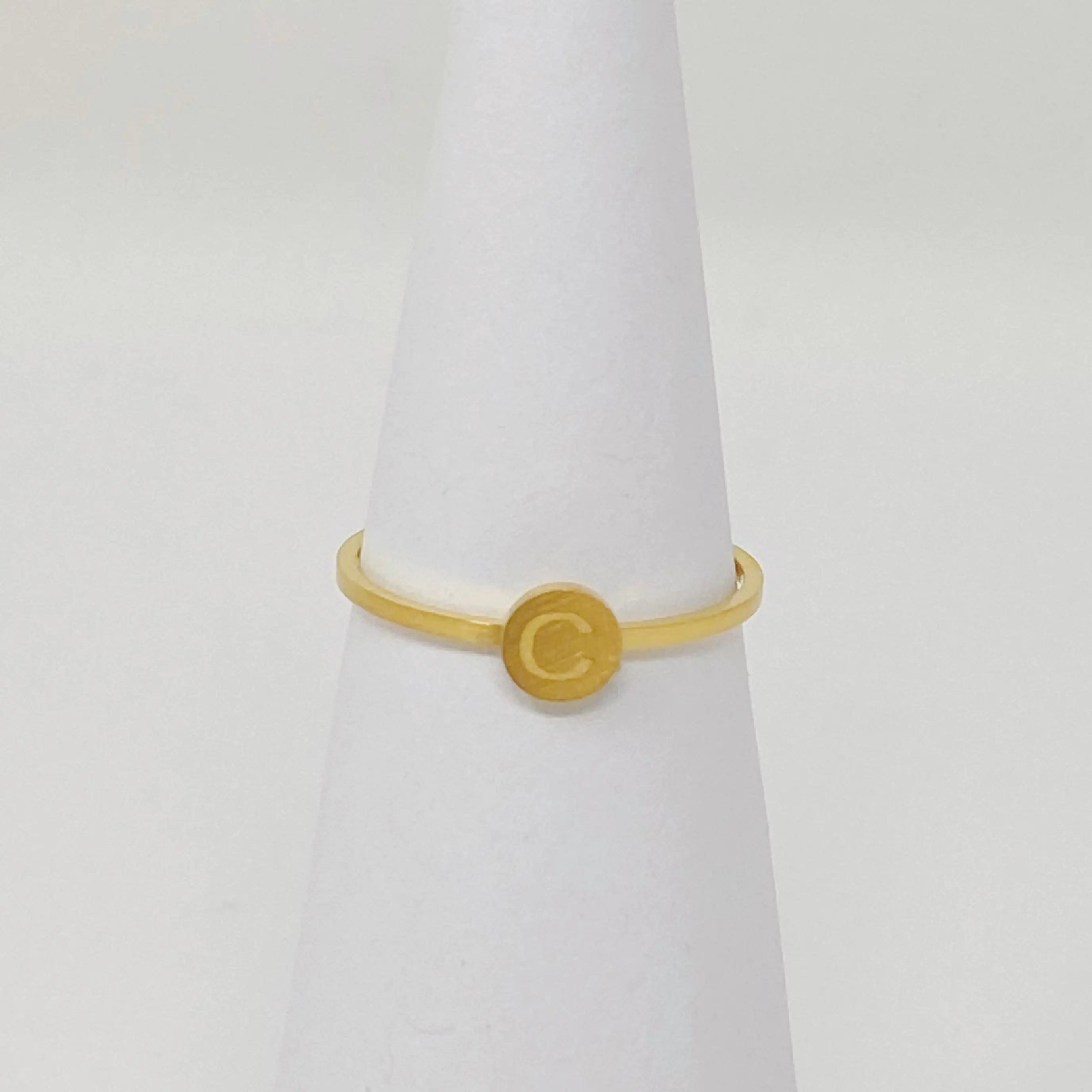 Personalized Gold Rings – Tiny Initial Ring for a Personal Touch smart-purchase