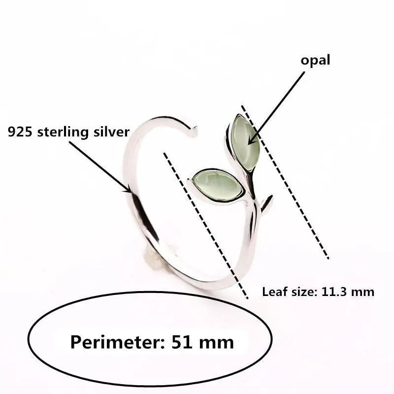 Sterling Silver Green Opal Ring for Timeless Elegance – Opal and Silver Ring for Every Occasion smart-purchase